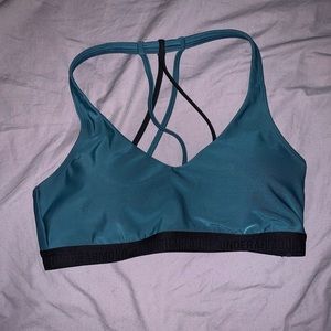 Teal Under Armour Sports Bra